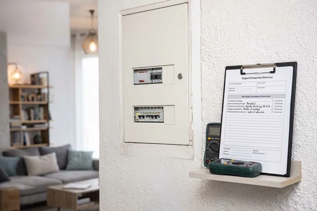 Électricien à Clichy — après (chantier 1)